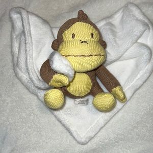 Baby blanket With monkey